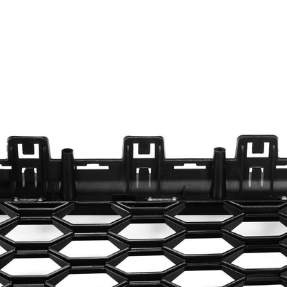 RS6 Style Honeycomb Grille For 2012-2015 Audi A6 A6 Sline S6 Black Front Bumper Grill With Emblem Quattro