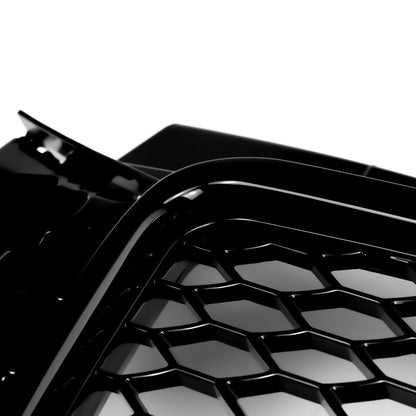 RS3 Style Gloss Black Honeycomb Grille for 2008-2013 Audi A3 S3 8P Front Bumper