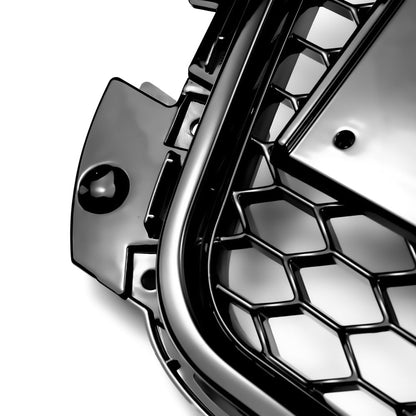 RS3 Style Gloss Black Honeycomb Grille for 2008-2013 Audi A3 S3 8P Front Bumper