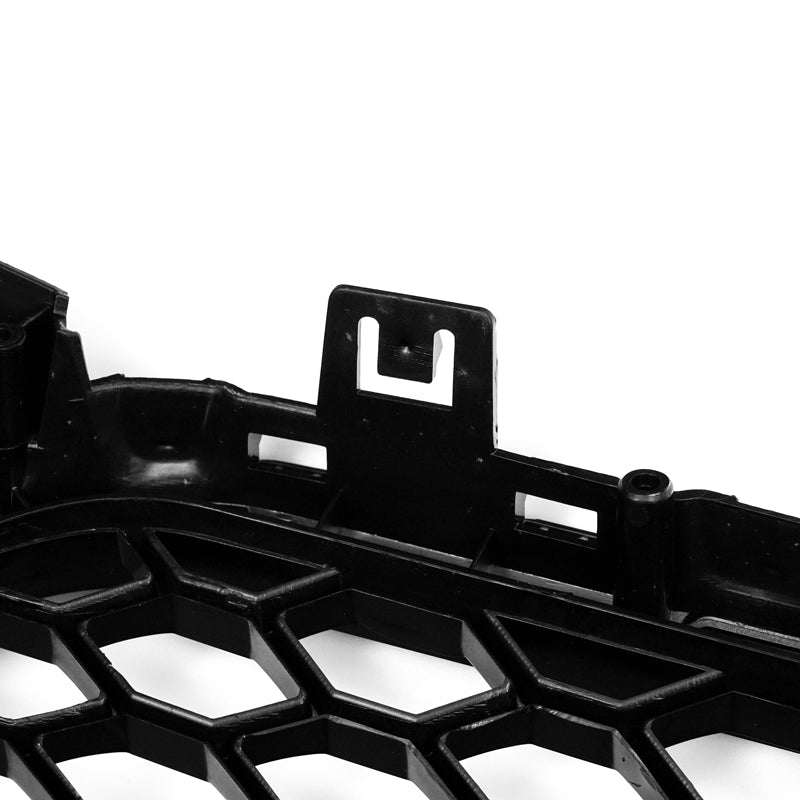 2012-2016 Audi A4 A4 Sline S4 Grill RS4 Style Mesh Front Bumper Gloss Black Grill With Silver Chrome Ring Emblem