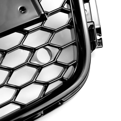 Audi A5 S5 B8 RS5 Style Honeycomb Hood Sport Mesh Grille Replacement Black 2008-2012