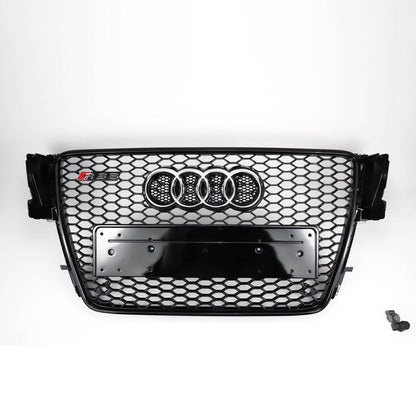 Audi A5 S5 B8 RS5 Style Honeycomb Hood Sport Mesh Grille Replacement Black 2008-2012