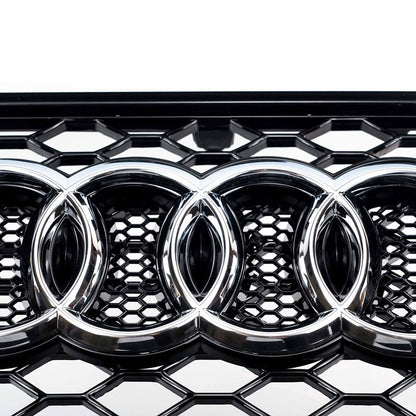 Audi A5 S5 B8 RS5 Style Honeycomb Hood Sport Mesh Grille Replacement Black 2008-2012