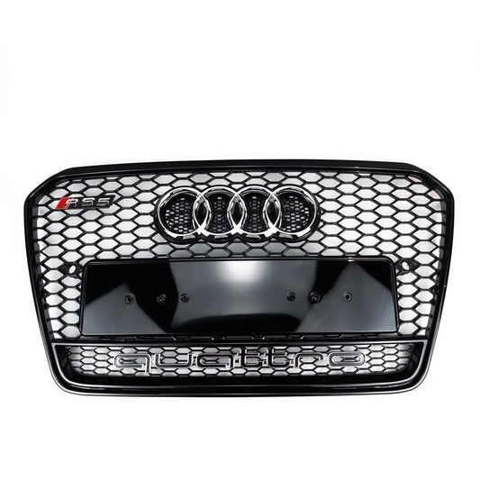 2012-16 Audi A5/A5 Sline/S5 B8.5 To RS5/S5 Style Grill Front Bumper Glossy Black Grill