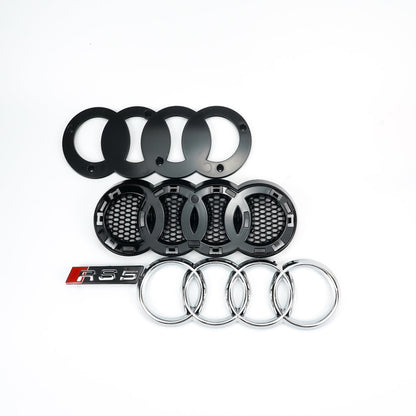 2012-2016 Audi A5 S5 B8.5 RS5 Style Honeycomb Front Bumper Grille Grill