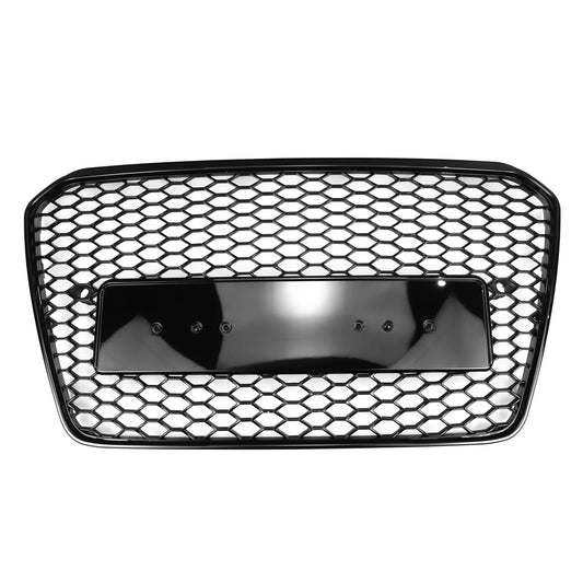 12-16 Audi A5 S5 B8 5 RS5 Style Honeycomb Front Bumper Grille Mesh Black