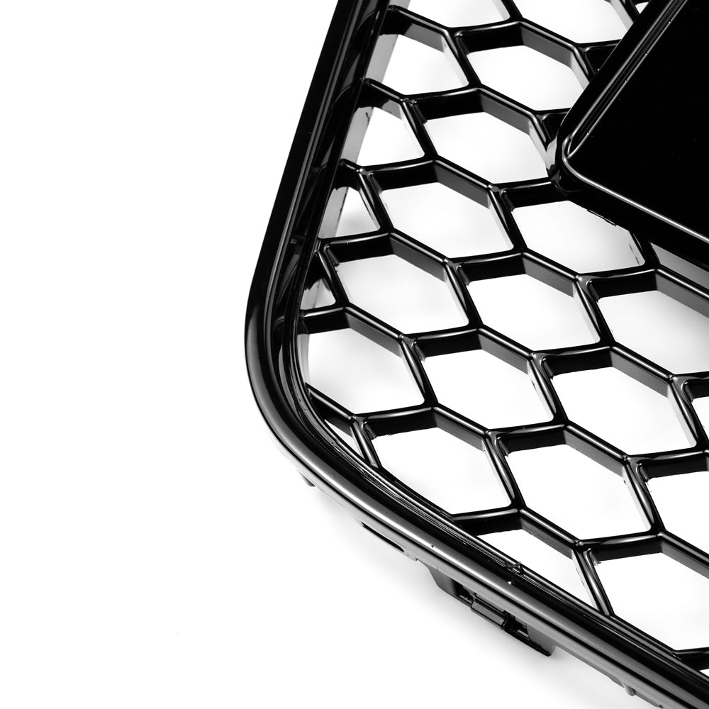 2012-16 Audi A5 S5 B8 To RS5 Style Black Honeycomb Grill Front Bumper Mesh Grill Replacement