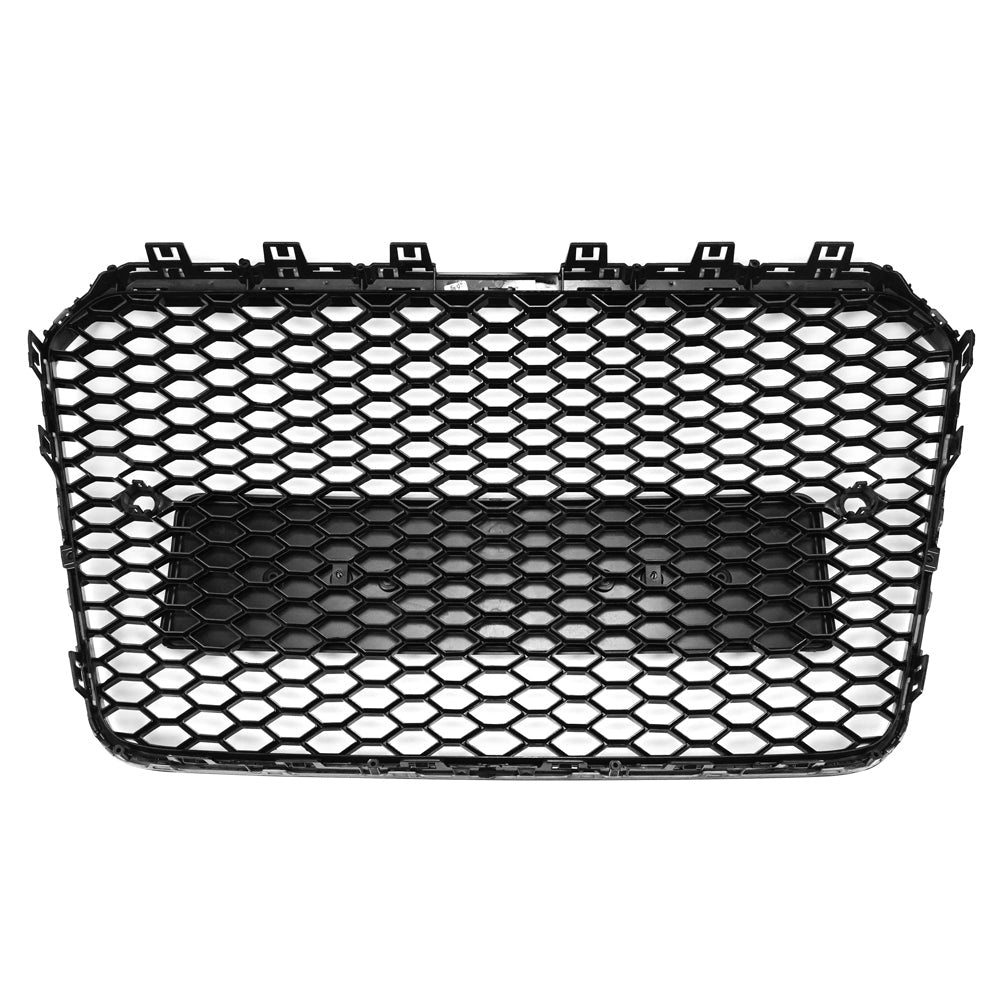 2012-2016 Audi A5/S5 B8.5 To RS5 Style Honeycomb Mesh Front Bumper Grill Black Grille