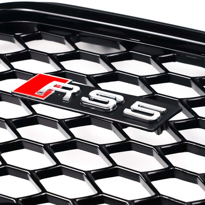 2012-2016 Audi A5 S5 B8 5 RS5 Style Honeycomb Front Bumper Grille Mesh Black