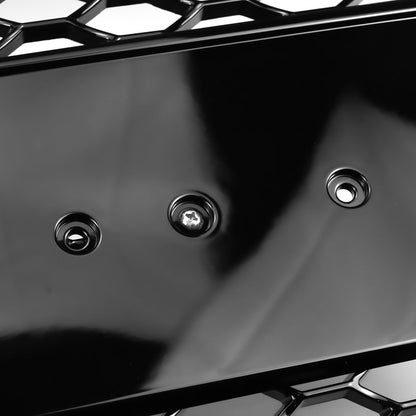 Audi A3 S3 RS3 Style Honeycomb Front Hood Bumper Grille Replacement Black 2013-2016