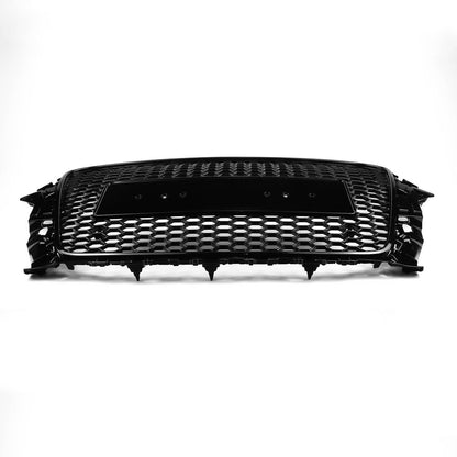 2013-2016 Audi A3 S3 To RS3 Style Front Hood Henycomb Bumper Grille Replacement Black Grill