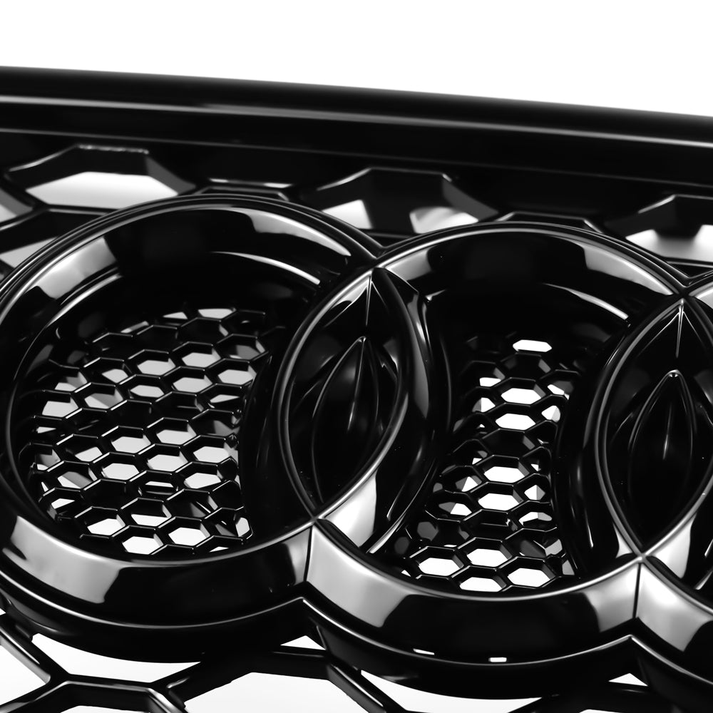 Audi A3 S3 RS3 Style Honeycomb Front Hood Bumper Grille Replacement Black 2013-2016