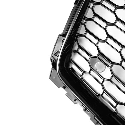RS5 Style Black Honeycomb Grille for 2017-2019 Audi A5/A5 Sline S5 B9 Sport Mesh Hex Grill Replacement