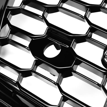 RS5 Style Black Honeycomb Grille for 2017-2019 Audi A5/A5 Sline S5 B9 Sport Mesh Hex Grill Replacement