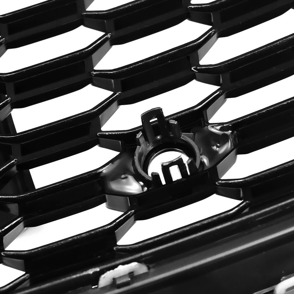 2017-2019 Audi A5/A5 Sline/S5 B9 Honeycomb Grill Replacement RS5 Style Sport Mesh Hex Black Grille