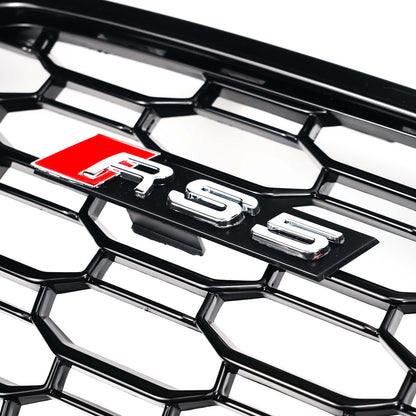 Audi 2017-2019 A5/A5 Sline S5 B9 RS5 Style Honeycomb Sport Mesh Hex Grill Replacement
