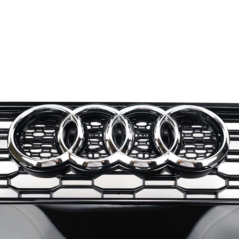 2017-2019 Audi A5/A5 Sline/S5 B9 Honeycomb Grill Replacement RS5 Style Sport Mesh Hex Black Grille