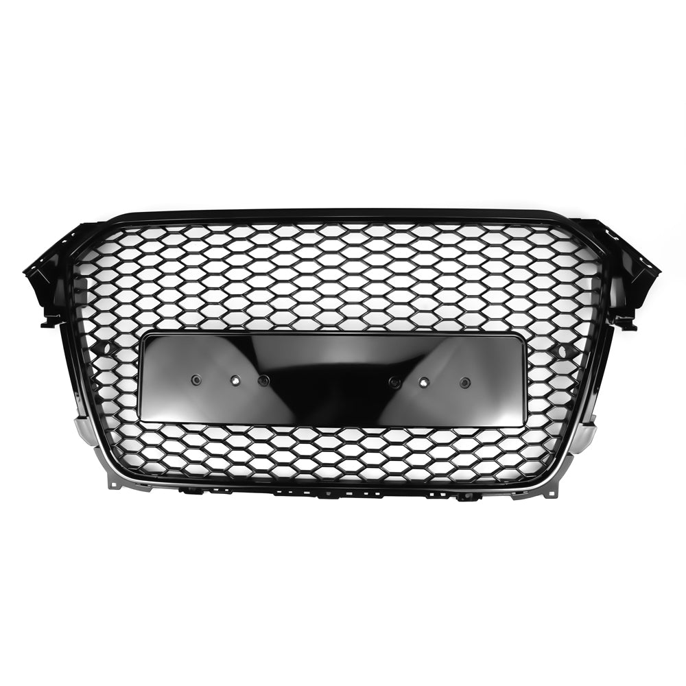 Audi B8.5 A4|A4 Sline|S4 2012-2016 Front Grill RS4 Honeycomb Mesh Hex Black Grill