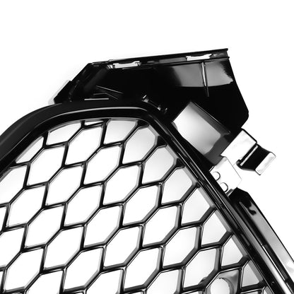 Audi B8.5 A4|A4 Sline|S4 2012-2016 Front Grill RS4 Honeycomb Mesh Hex Black Grill