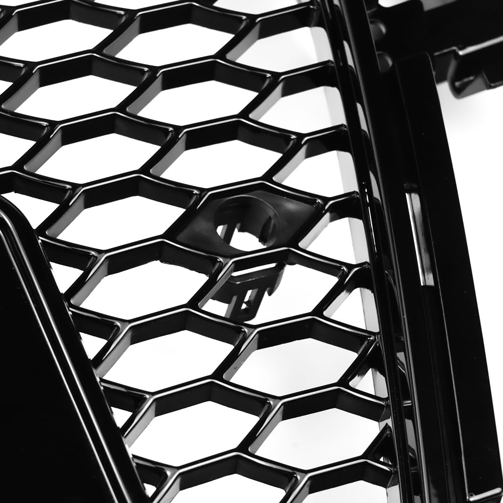 2012-2016 Audi A4/S4 B8.5 To RS4 Style With Quattro Front Bumper Grill Replacement Black Grille