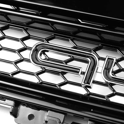 2012-2016 Audi A4/S4 B8.5 To RS4 Style With Quattro Front Bumper Grill Replacement Black Grille