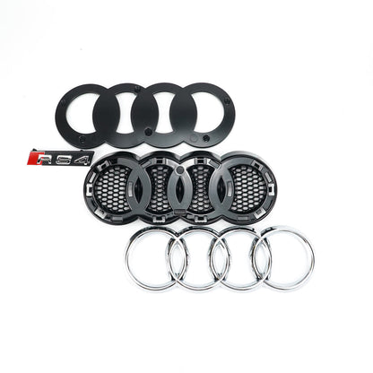 2012-2016 Audi A4 S4 B8 5 Quattro To RS4 Style Front Bumper Grill Replacement
