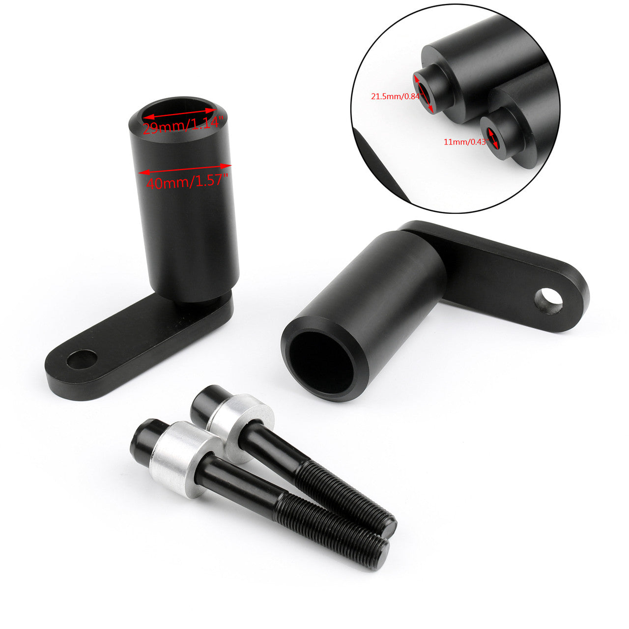 Honda CBR 1000 RR 2004-2005 No Cut Frame Sliders