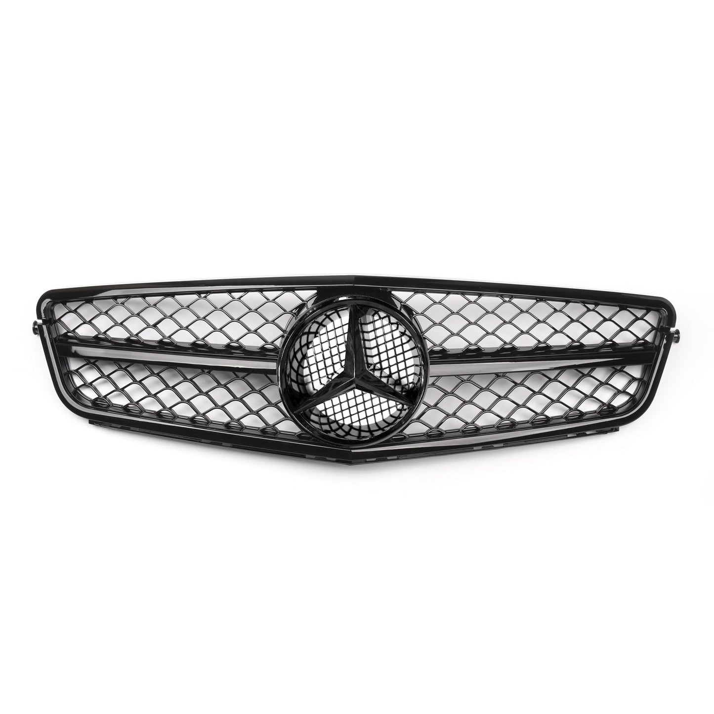 Mercedes Benz 2008-2014 C-Class W204 C250 C300 C350 Front Bumper Grill Black Replacment Grill