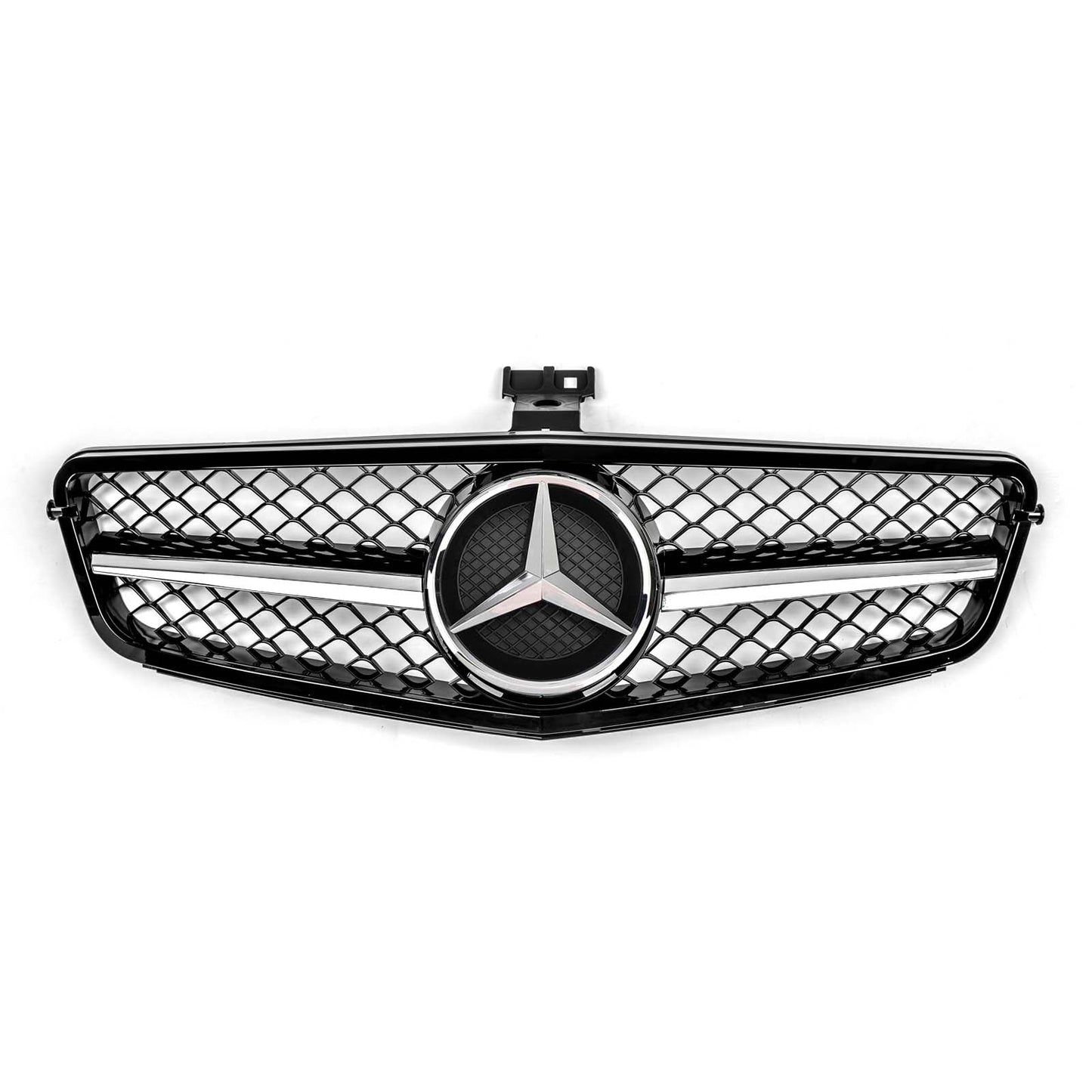 Mercedes Benz 2008-2014 C-Class W204 C250 C300 C350 Front Bumper Grill Black Replacment Grill
