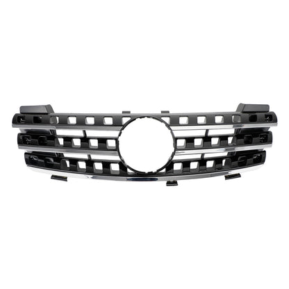 2005 2006 2007 2008 Mercedes Benz ML-Class W164 Blcak Front Grill Bumper Replacement Grille W/ Star Emblem
