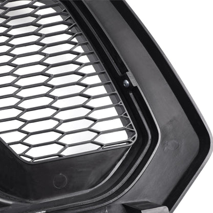 Dodge Ram 1500 2013-2018 Big Horn / Rebel Style Front Bumper Grill Black Replacement Grille W/ LED Light