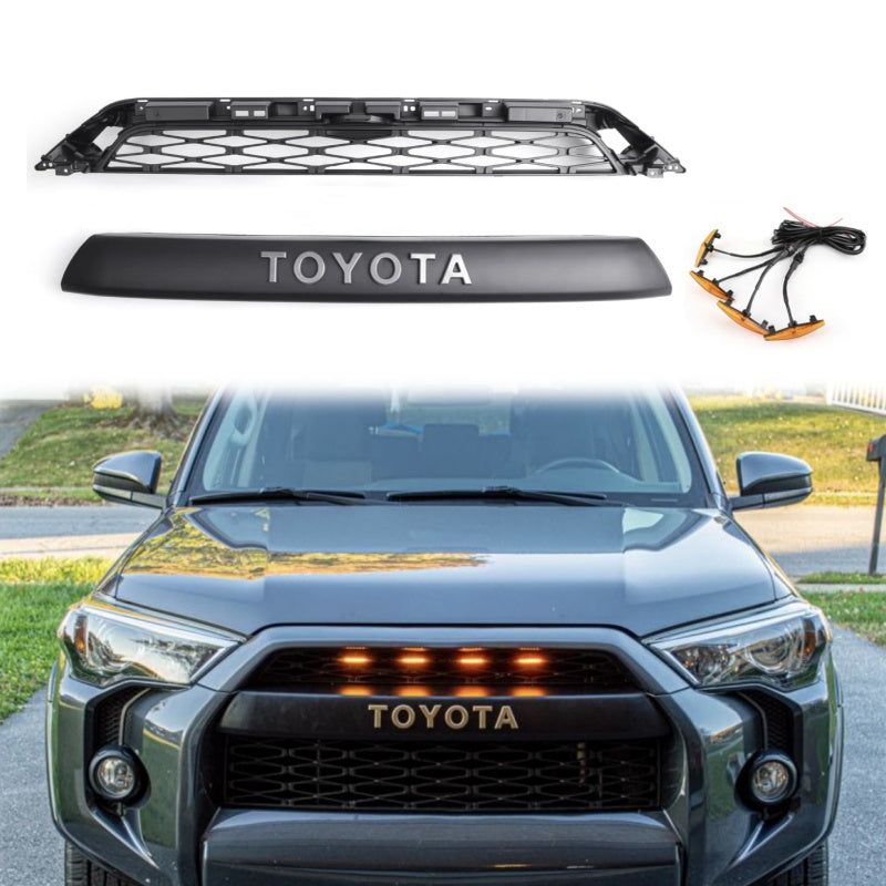 2014-2020 Toyota 4Runner TRD PRO Style Front Upper Grill Replacement
