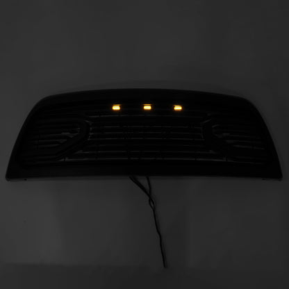 Big-Horn Style | Dodgae Ram 2500 3500 | Matt Black Grille | 2013-2018 | Air Intake Radiator Bumper Front Grill With LED