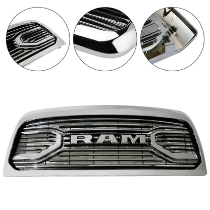Dodge Ram 2500/3500 2010-2018 Laramie Chrome Front Bumper Grille W/ Led Light