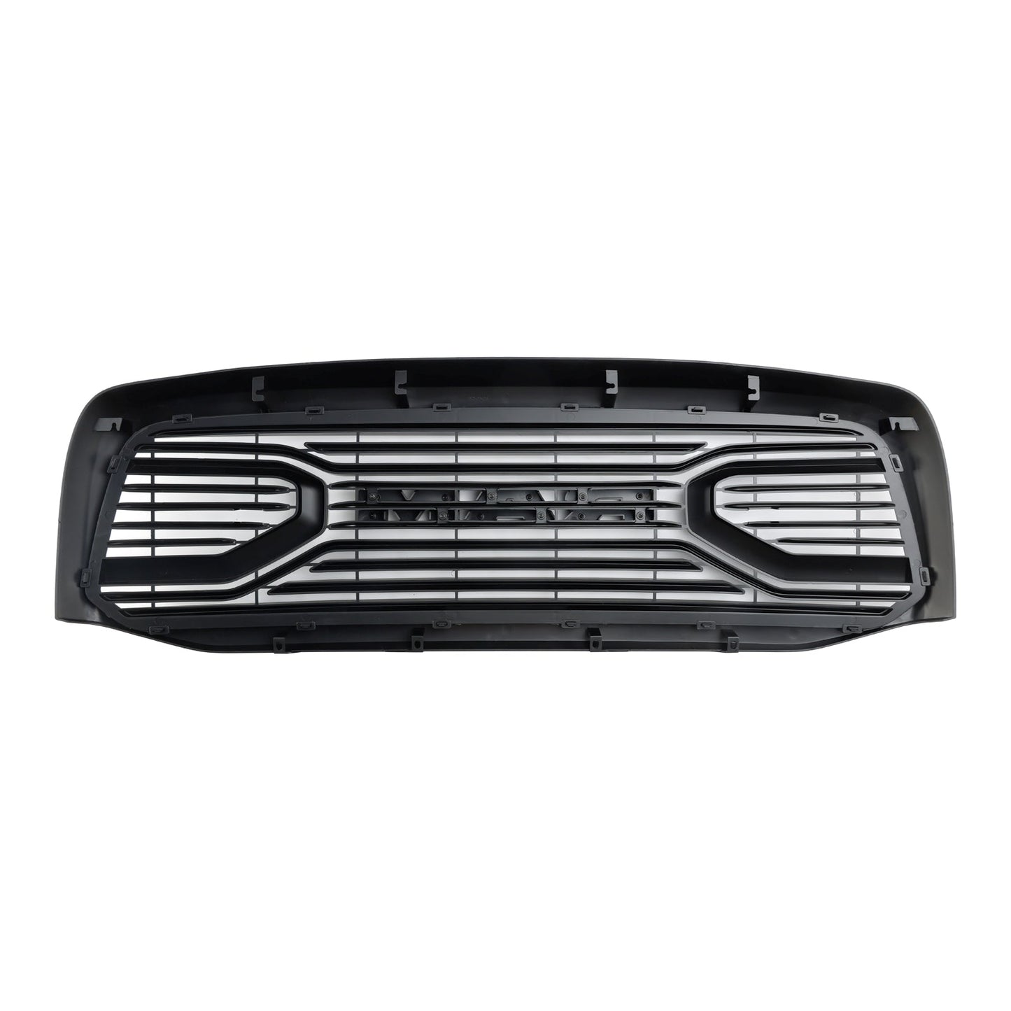 2006-2008 Dodge Ram 1500 2500 3500 Front Bumper Grill Big Horn Style Matt Black Replacement Grille
