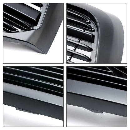 2006-2008 Dodge Ram 1500 2500 3500 Big Horn Black Grill Air Intake Radiator Bumper Front Grille W/ LED Light