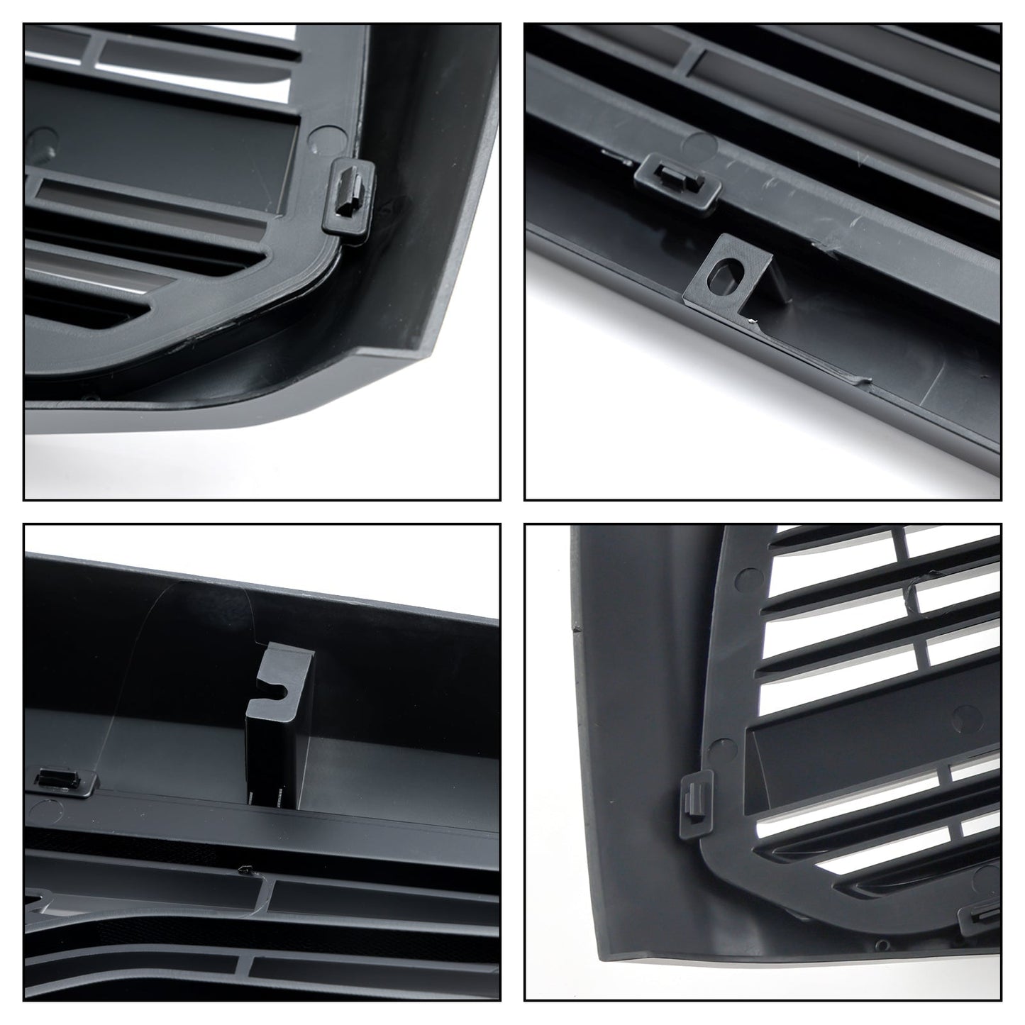 2006-2008 Dodge Ram 1500 2500 3500 Front Bumper Grill Big Horn Style Matt Black Replacement Grille