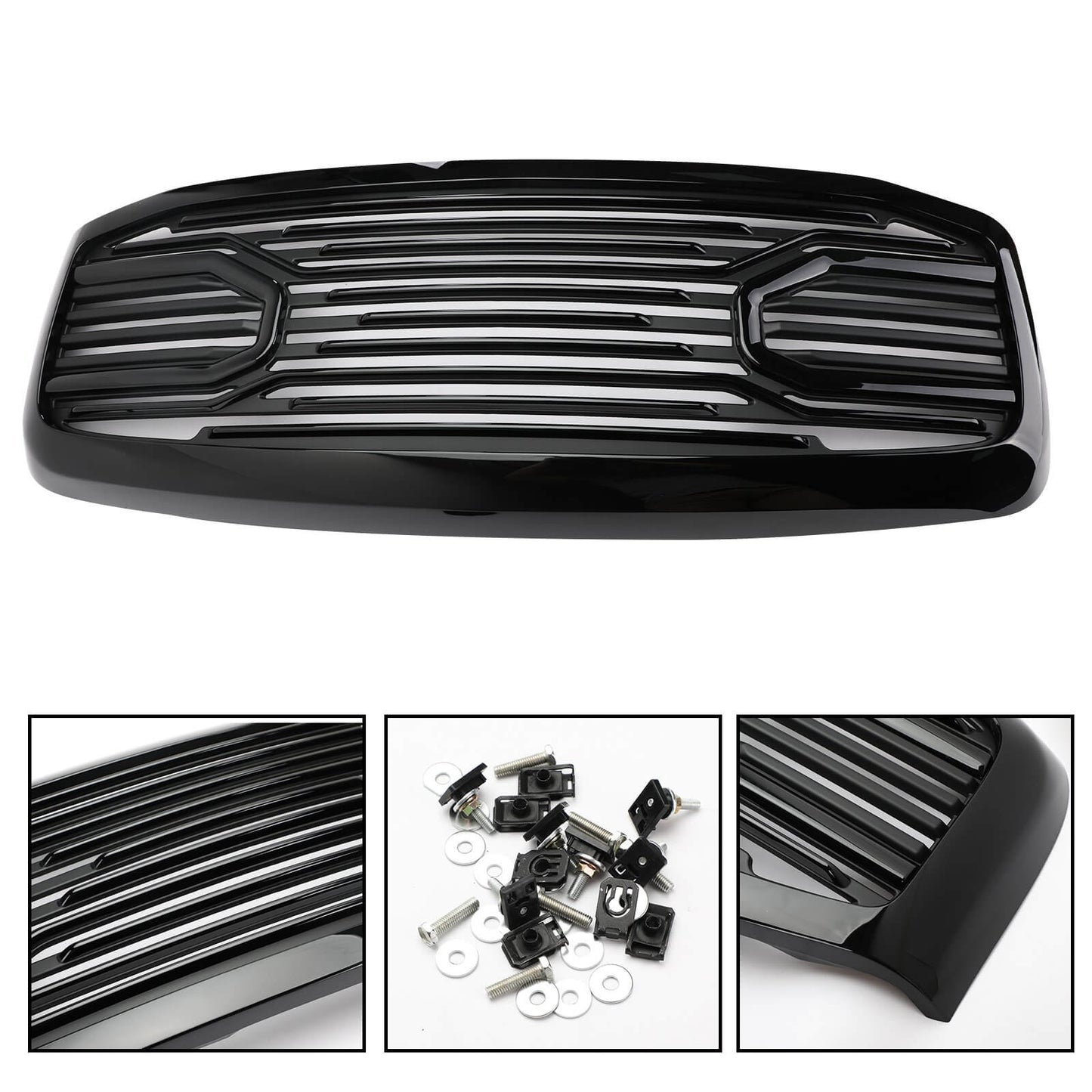 2006-2008 Dodge RAM 1500 2500/ 3500 Big Horn Grille Mesh Front Grill Shell Replacement Generic