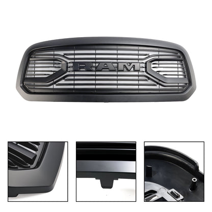 Ram 1500 2013-2018 Dodge Black Big Horn Style Front Bumper Grill