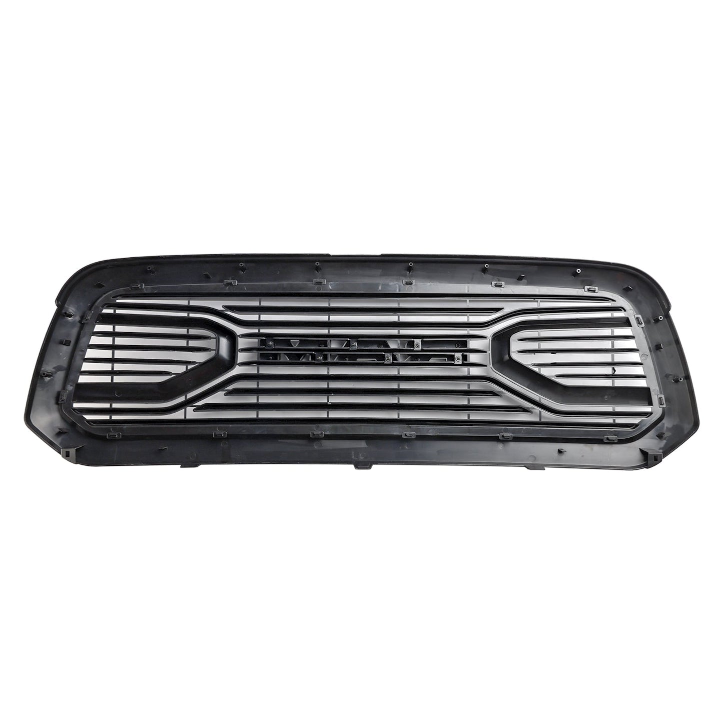 2013-2018 Dodge Ram 1500 Black Big Horn Style Front Bumper Grill