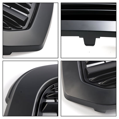 2013-2018 Dodge Ram 1500 Big Horn Style Grille Matte Black Front Bumper Grill W/ LED Light