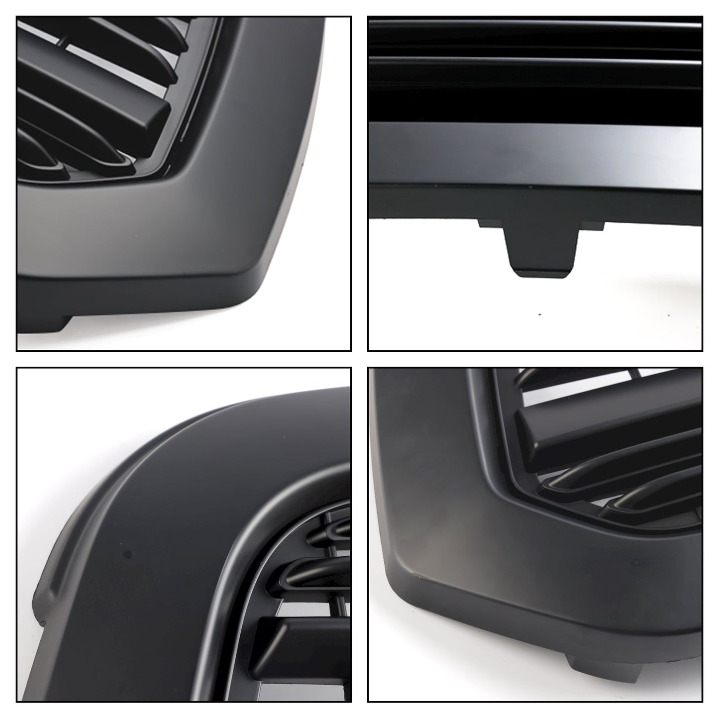 Dodge Ram 1500 2013-2018 Big Horn / Rebel Style Front Bumper Grill Black Replacement Grille W/ LED Light