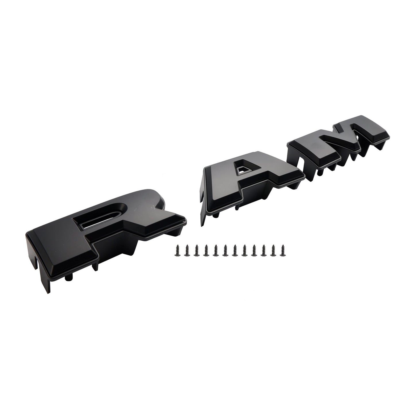Dodge Ram 1500 2013-2018 Big Horn / Rebel Style Front Bumper Grill Black Replacement Grille W/ LED Light