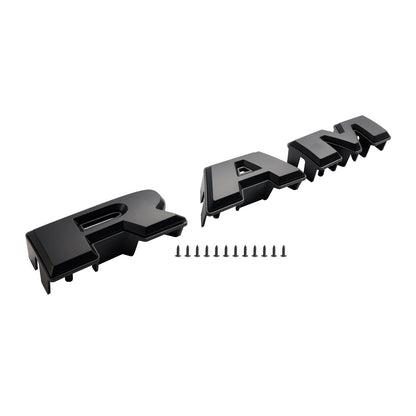 Dodge Ram 1500 2013-2018 Big Horn / Rebel Style Front Bumper Grill Black Replacement Grille W/ LED Light