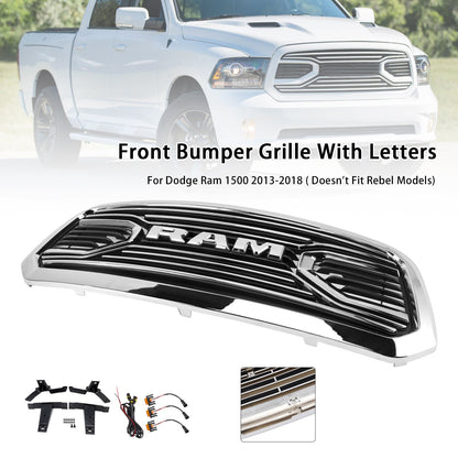 2013-2018 Dodge Ram 1500 2013-2018 Big Horn Style Front Bumper Gril
