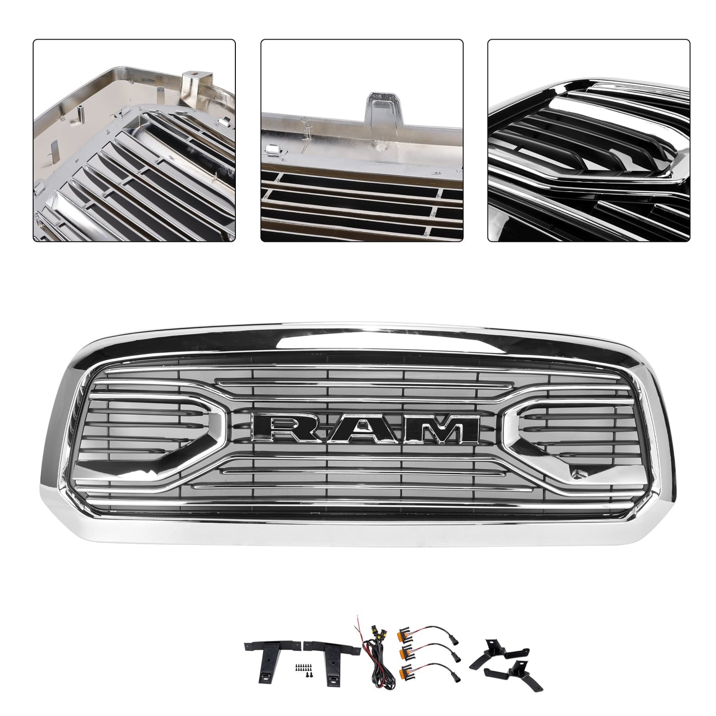2013-2018 Dodge Ram 1500 2013-2018 Big Horn Style Front Bumper Gril