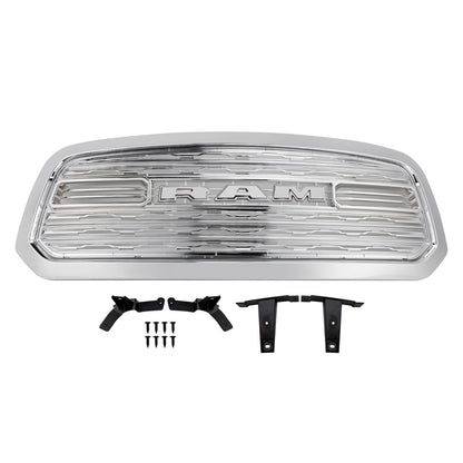 2013-2018 Dodge Ram 1500 LTD Style Front Bumper Grill Grille Chrome