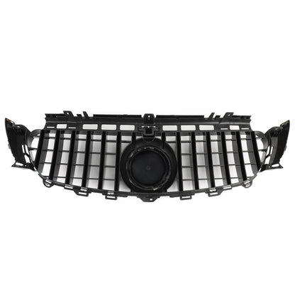 2016-2019 Mercedes Benz W213 E-Class E200 E300 E400 E43 GTR Style Grill Front Glossy Black Grille With Star Emblem