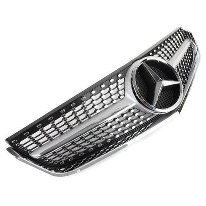 2009-2013 Mercedes Benz E-Class W207 C207 Coupe Convertible AMG Front Grill Chrome Replacement Grille