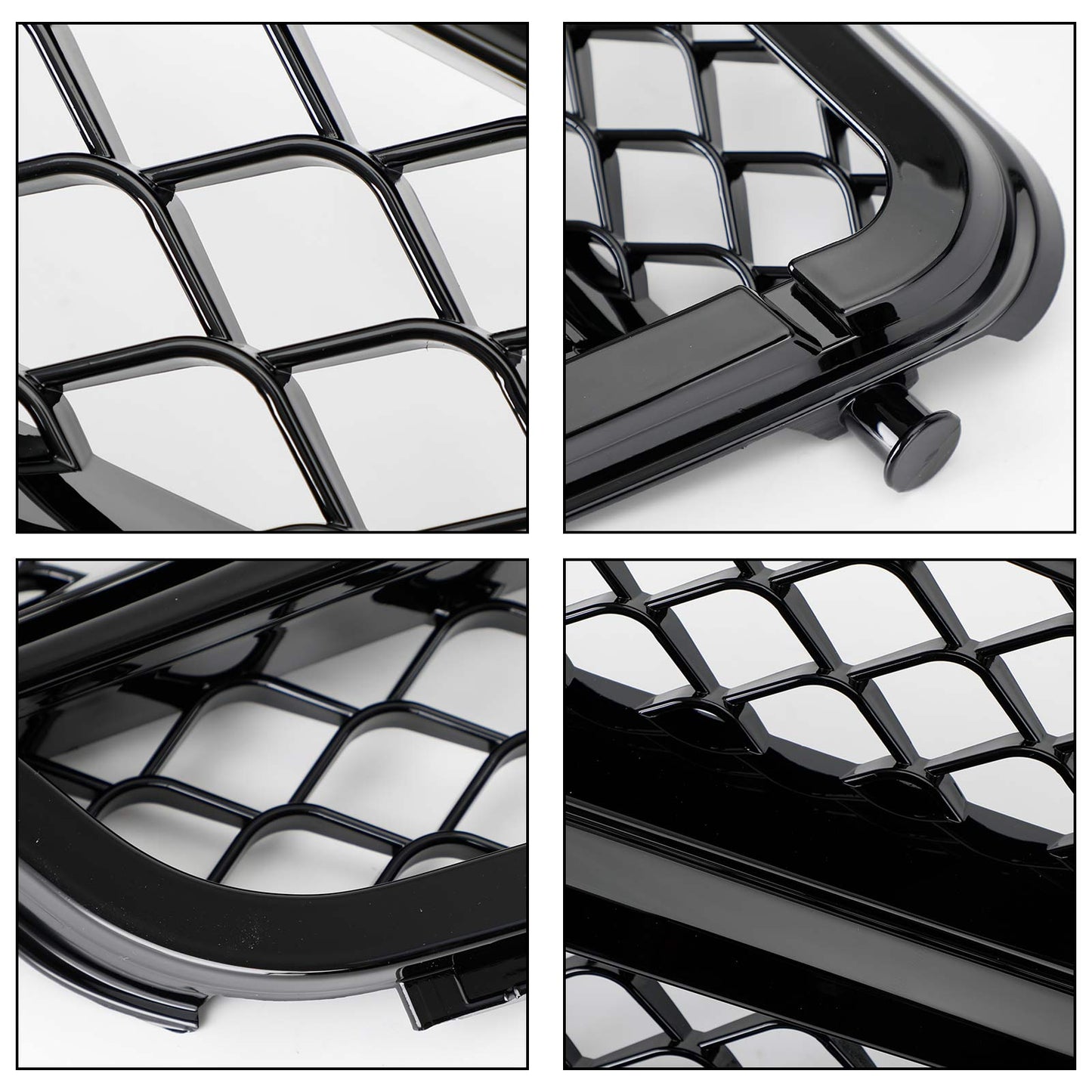 2008-2014 Benz C-Class W204 C300 C350 Front Bumper Grille Grill w/LED